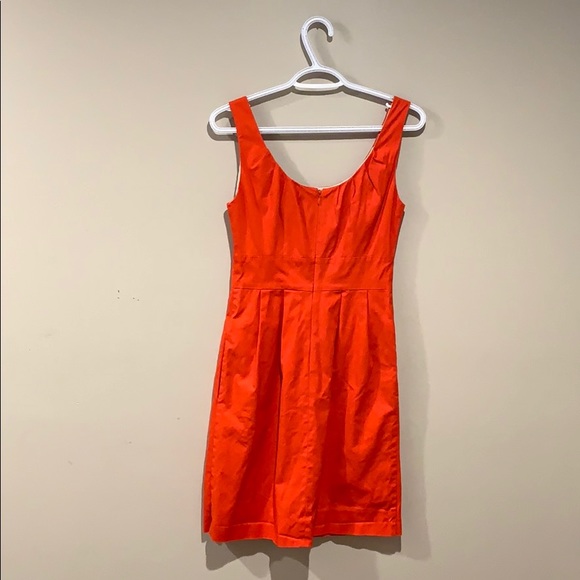 J. Crew “Suited” Orange Shift Dress - Women’s Size 0 - Picture 3 of 8